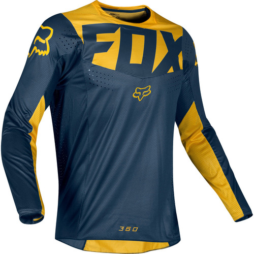 Fox 2019 360 Kila Jersey Navy Yellow