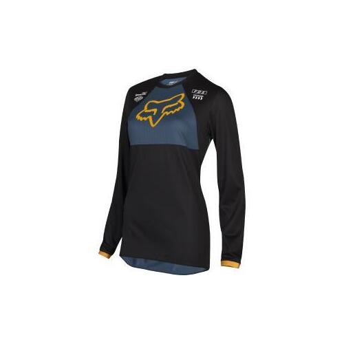 Fox 2019 180 Mata Drip Ladies Jersey Black Navy