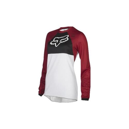 Fox 2019 180 Mata Drip Ladies Jersey Cardinal