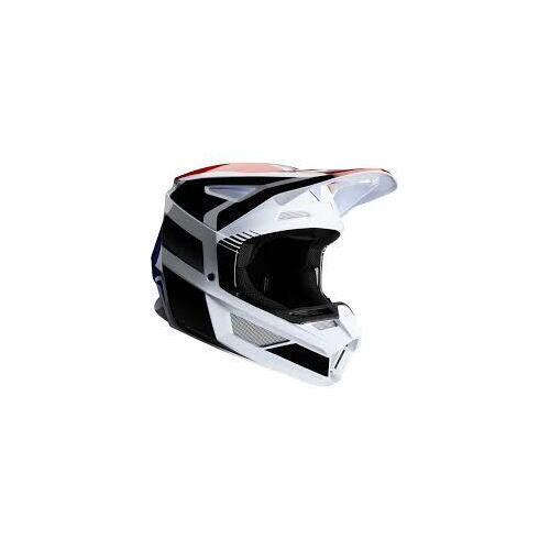 Fox V2 Hayl ECE Helmet 2020 Blue Red