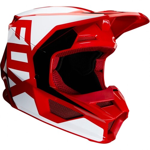 Fox V1 Prix Helmet 2020 Flame Red