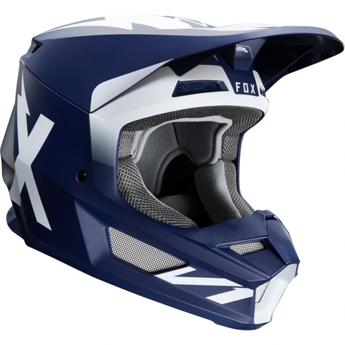 Fox V1 Werd Helmet 2020 Navy