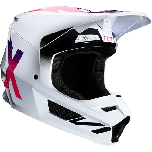 Fox V1 Werd Helmet 2020 White