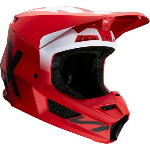 Fox V1 Werd Helmet 2020 Flame Red