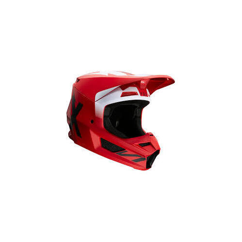 Fox V1 Werd ECE Helmet Flame Red