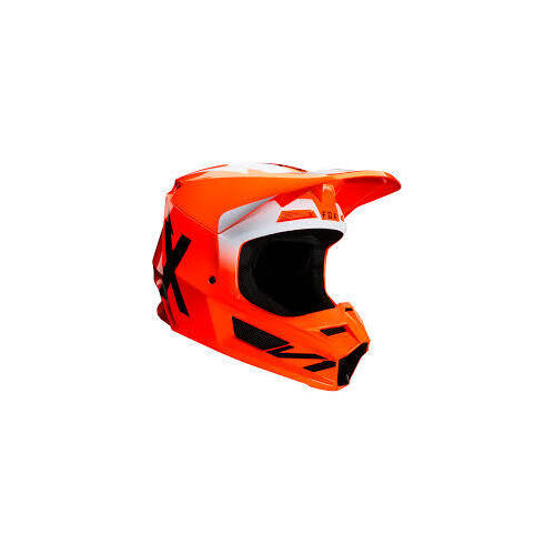 Fox V1 Werd ECE Helmet Fluro Orange