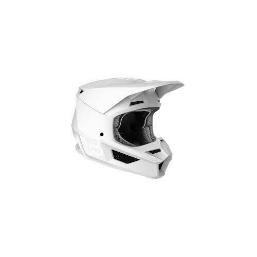 Fox V1 Matte ECE Helmet White