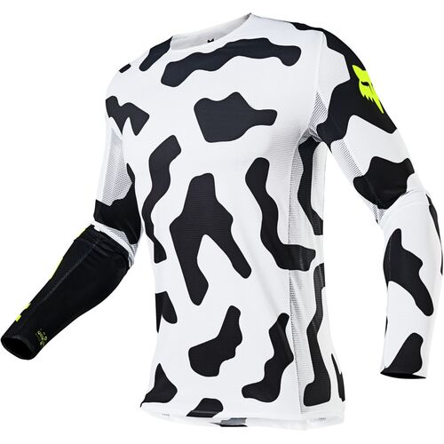 Fox 2021 Flexair Psycosis Jersey Black White