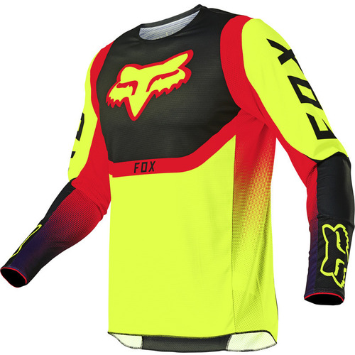 Fox 2021 360 Voke Jersey Fluro Yellow