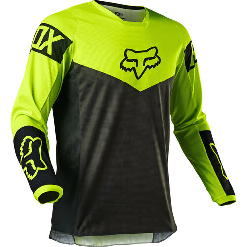 Fox 2021 180 Revn Jersey Fluro Yellow