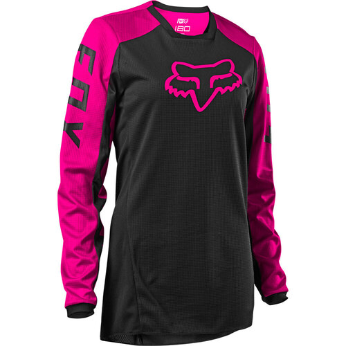 Fox 2021 180 Djet Ladies Jersey Black Pink