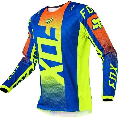 Fox 2021 180 Oktiv Youth Jersey Blue