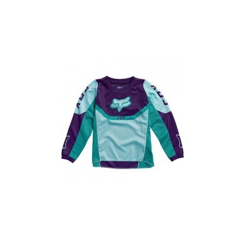 Fox 2021 180 Voke Kids Girls Jersey Aqua