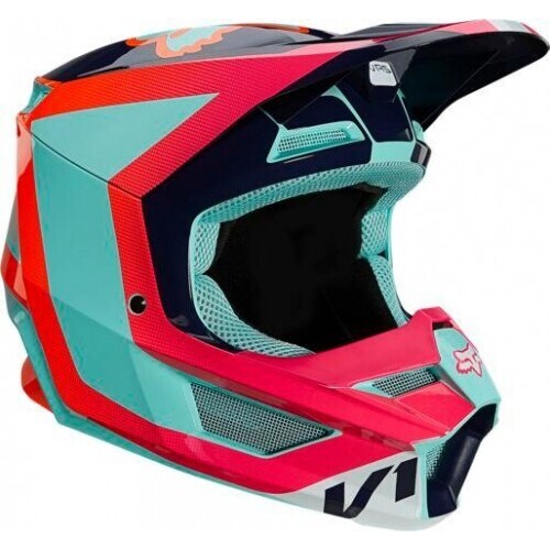 Fox Youth V1 Voke ECE Helmet 2021 Aqua