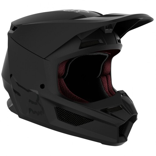 Fox Youth V1 Helmet 2021 Matte Black