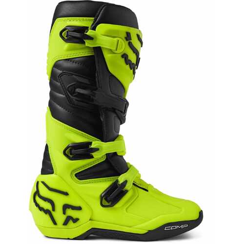 Fox MX23 Comp Boot Flo Yellow