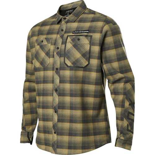 Fox MX23 Defend Drive Windblock Flannel Bark