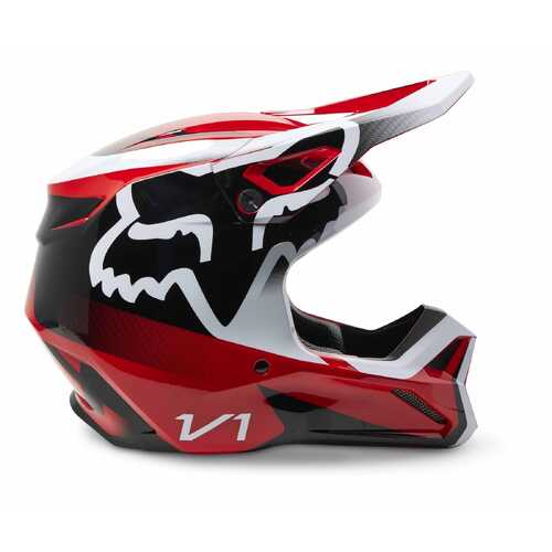 Fox MX23 V1 Leed Helmet Flo Red