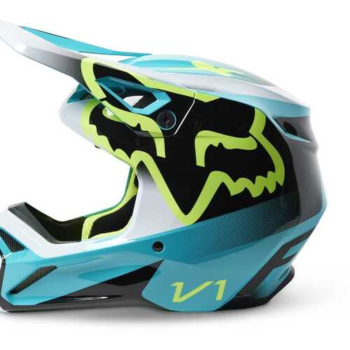 Fox MX23 V1 Leed Helmet Teal