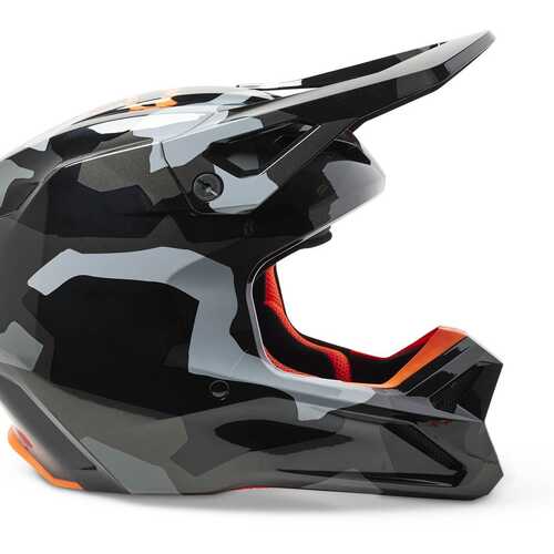 Fox MX23 V1 Bnkr Helmet Grey Camo