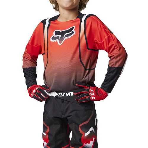 Fox MX23 Youth 360 Vizen Jersey Flo Red