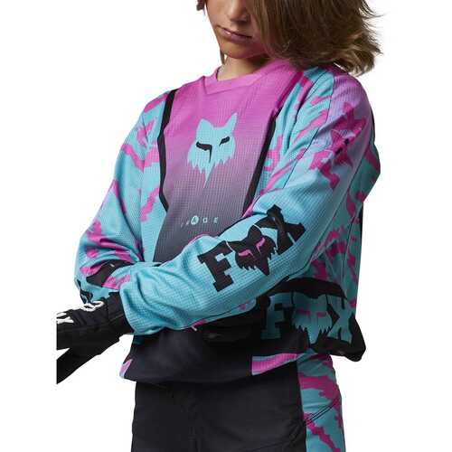 Fox MX23 Youth 180 Nuklr Jersey Teal