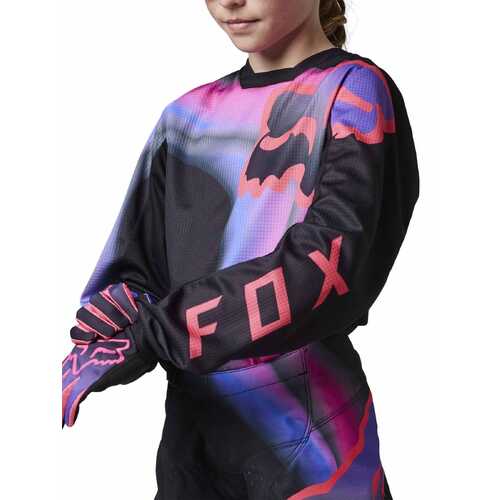 Fox MX23 Youth Girls 180 Toxsyk Jersey Black/Pink 