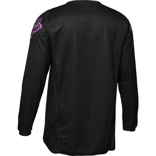 Fox MX23 Youth Girls Blackout Jersey Black/Pink 