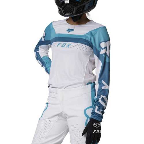 Fox MX23 Ladies Flexair Efekt Jersey Teal 