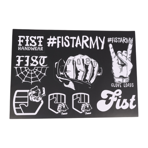 FIST Skull Sticker sheet