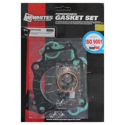 Whites Gasket Set Top Honda CRF250X 04-17 CRF250R 04-07