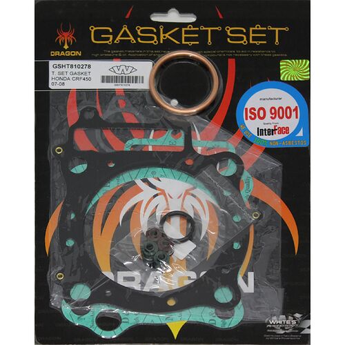 Whites Gasket Set Top Honda CRF450R 07-08