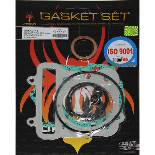 Whites Gasket Set Top Kawasaki KVF300 A/B Prairie 99-02