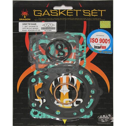 Whites Gasket Set Top Kawasaki KDX220 97-05