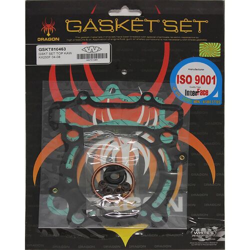 Whites Gasket Set Top Kawasaki KX250F 04-08