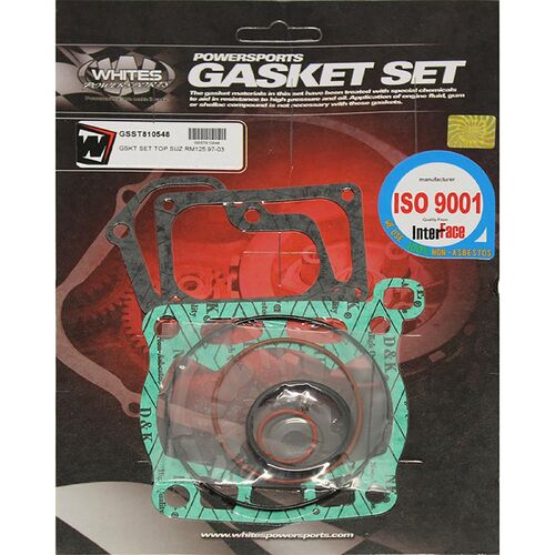 Whites Gasket Set Top Suzuki RM125 97-03