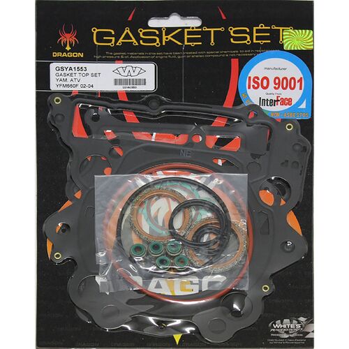 Whites Gasket Set Top Yamaha YFM660 Grizzly 02-08