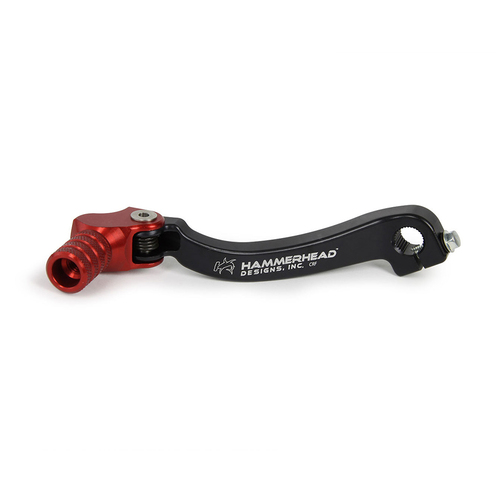 Hammerhead BMW R 1200 GS 2003-2012 Gear Lever With Customisable Knurled Tip Red