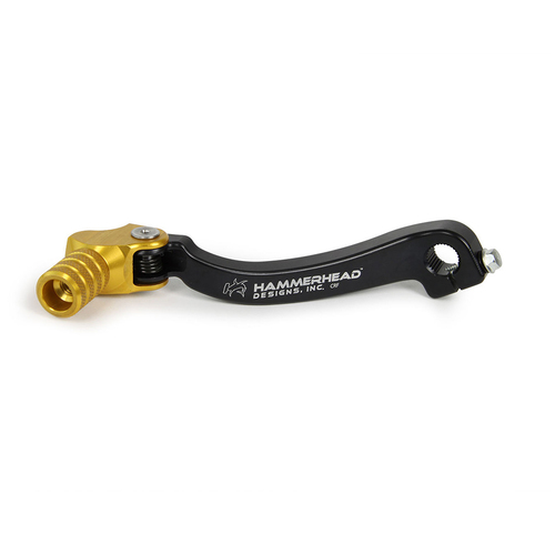 Hammerhead Honda CRF 150 R 2007-On Gear Lever With Customisable Knurled Tip Gold