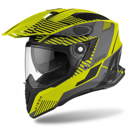 Airoh 'Commander Boost' Adventure Helmet - Yellow Matt