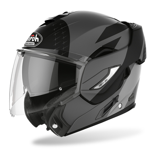 Airoh 'Rev Leaden' Modular Helmet - Anthracite Matt