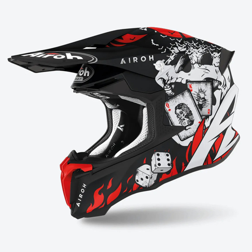 Airoh 'Twist 2.0 Hell Graphic' MX Helmet