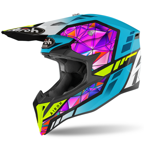 Airoh 'Wraap' MX Helmet - Diamond Gloss
