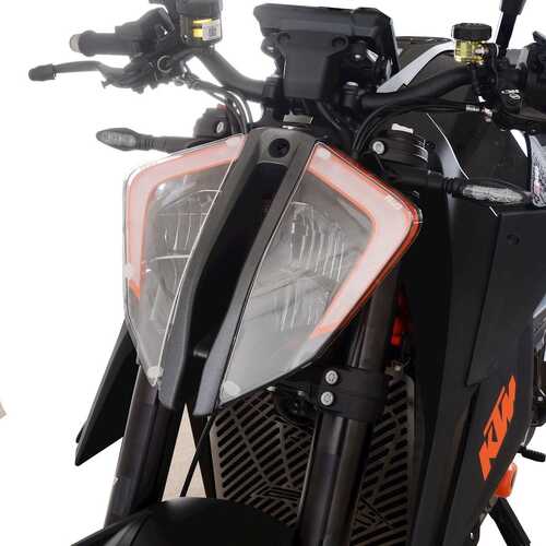 Headlight Shields (pair), KTM 1290 Super Duke R '20- (Clear)