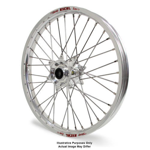 Honda Africa Twin CRF1000L Adventure Silver Excel Rims / Silver Haan Hubs Front Wheel - Africa Twin CRF1000L 2015-On 21*1.85  