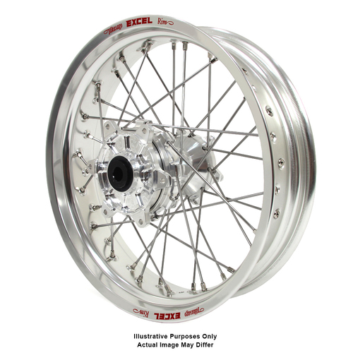 BMW F800 Adventure Silver Excel Rims / Silver Haan Hubs Rear Wheel - F800 GS 2006-On 17*4.25 OEM SIZE