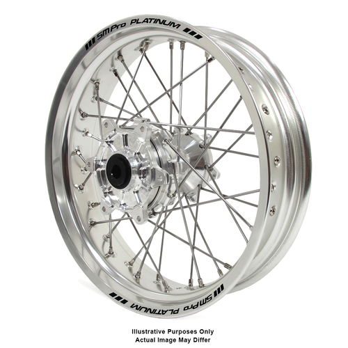 Honda Africa Twin CRF1000L Adventure Silver Platinum Rims / Silver Haan Hubs Rear Wheel - Africa Twin CRF1000L 2015-On 18*4.25 