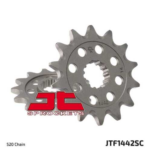 JT Front Steel Sprocket - JTF1442.13SC (13T 520 - Self-Cleaning)