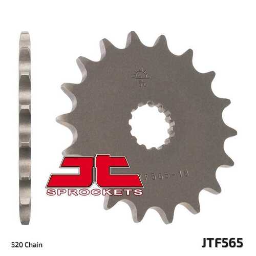 JT Front Steel Sprocket - JTF565.16RB (16T 520 - OE Rubber Cushioned)