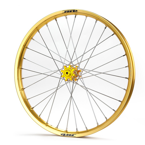 JTR Speedway Gold Rims / Gold Hubs Front Wheel